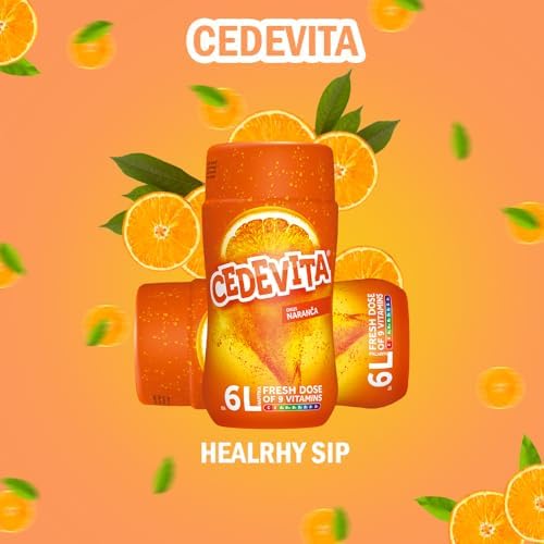 Afbeelding laden in Galerijviewer, Cedevita Multivitamine Gezonde en zoete gummy snoepjes met 9 essentiële vitamines in oranje glazen smaak - Een zak vol vitamines om het immuunsysteem te versterken - Verpakking van 15 gummy snoepjes 
