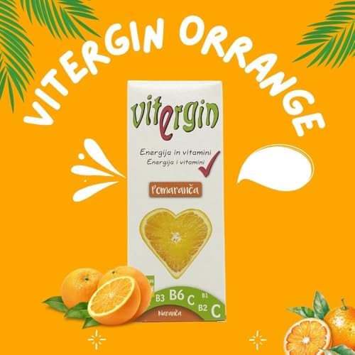 Load image into Gallery viewer, Vitergin Strawberry Vitamin Sweets - Delicious Fruit Enjoyment with 24 Packs (20 Sweets per Pack) - Sweet Sweets for a Healthy Boost (24, Orange)
