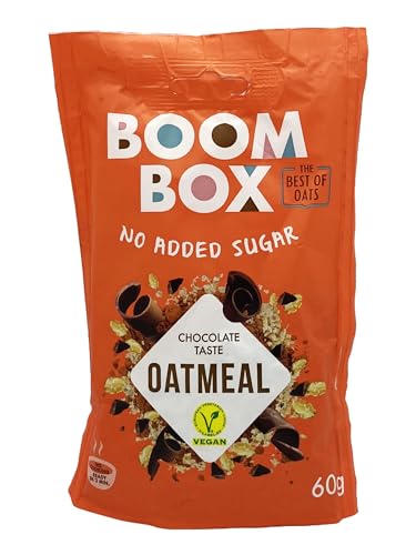 Load image into Gallery viewer, 16 Pack BOOM BOX Oatmeal – healthy breakfast selection (Chocolate - 60g)
