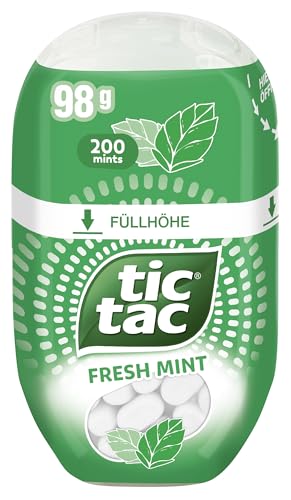 Ferrero tic tac fresh mint - mint flavoured sweets - 8 x 98g packs