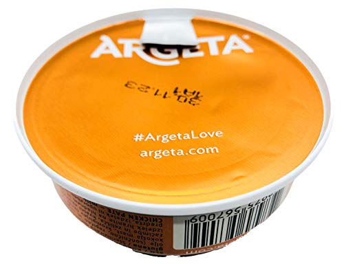 Patè Argeta No Preservatives in Glass (Pate Picant 14 Tubs 95 g, 95 g) - Natural Aroma