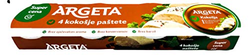 Argeta Patè No Preservatives in Glass (Chicken Gift Set 12 Tins 95 g, 95 g)