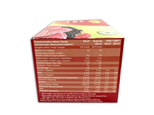 Load image into Gallery viewer, Fruit Tea from the Mountains of the Alps - Best Herbal Tea with Vital Raspberry Flavour 4 Packs of 20 Bags (80 Tea Bags) (Vital Raspberry Tea - 80 Bags)
