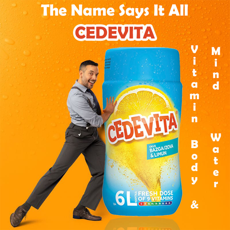 Load image into Gallery viewer, Cedevita Instant 9 Vitamins Drink in Granules 455 g - Elderberry and Lemone
