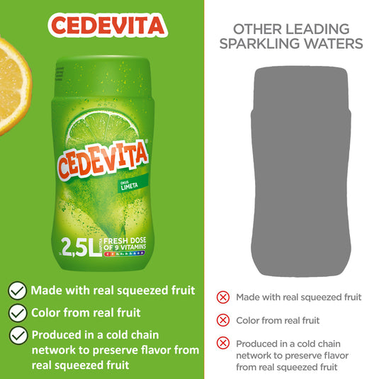 Cedevita Instant 9 Vitamins Drink in Granules 455 g - Lime