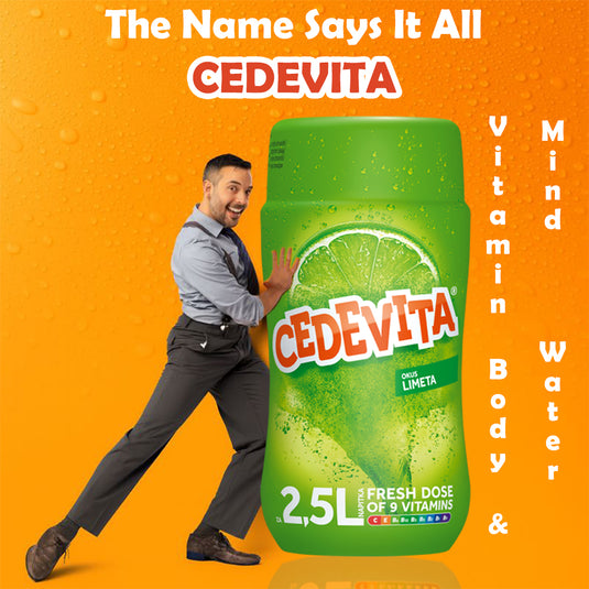 Cedevita Instant 9 Vitamins Drink in Granules 455 g - Lime