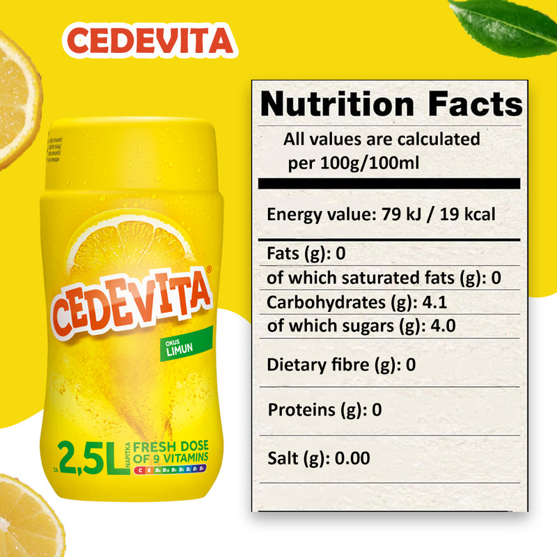 Load image into Gallery viewer, Cedevita Instant 9 Vitamins Drink in Granules 455 g - Lemon
