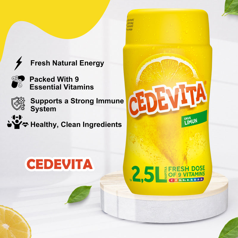 Load image into Gallery viewer, Cedevita Instant 9 Vitamins Drink in Granules 455 g - Lemon
