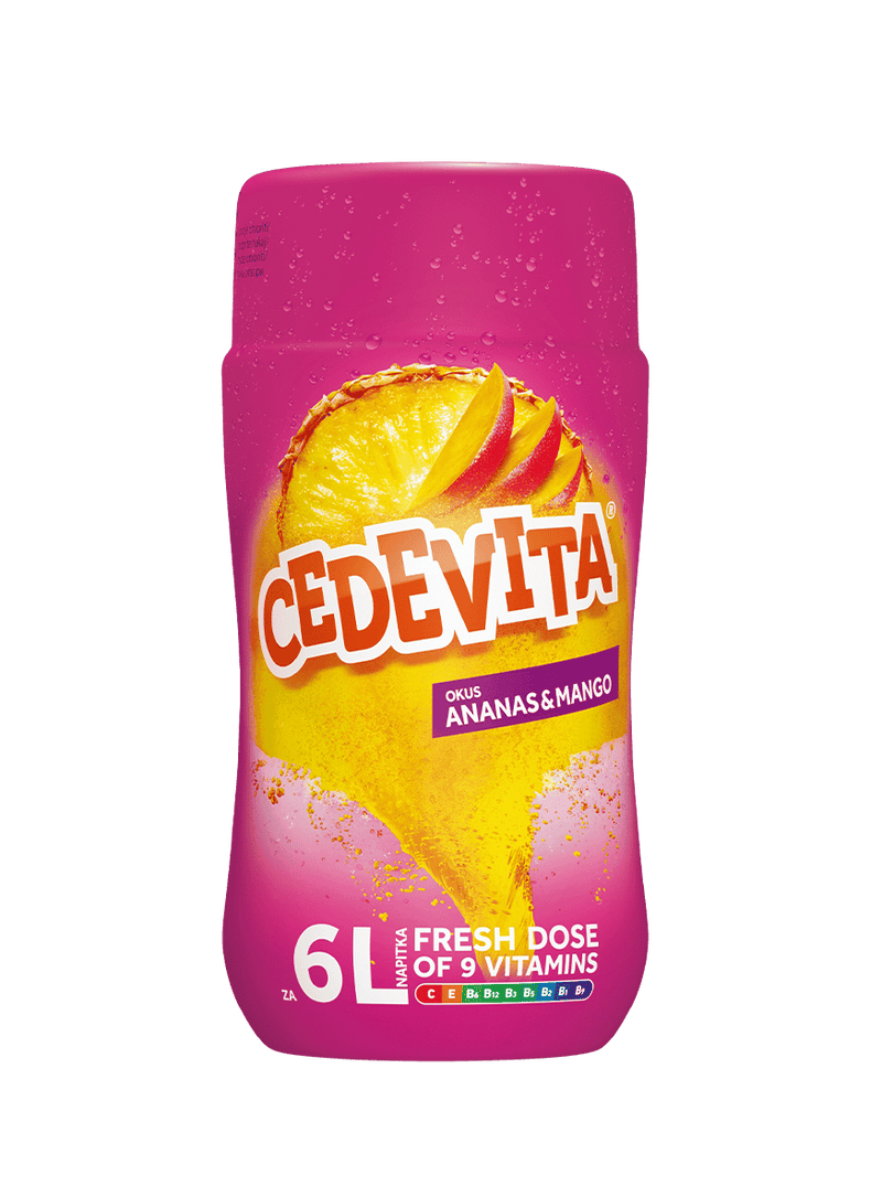 Load image into Gallery viewer, Cedevita Instant Drink Pineapple &amp; Mango  - Refreshing Vitamin Beverage
