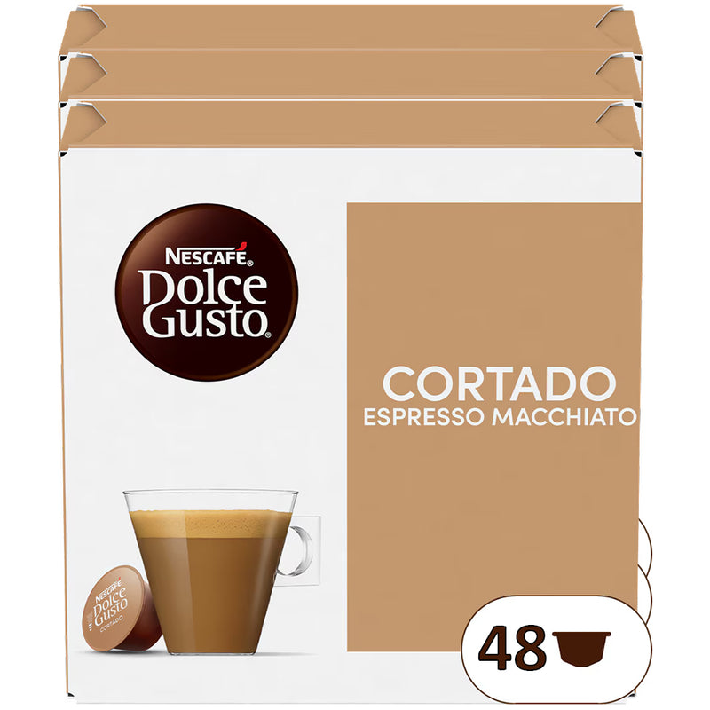 Load image into Gallery viewer, Cortado Espresso Macchiato DOLCE GUSTO BUNDLE - 90CAPS. Powerful and roasty
