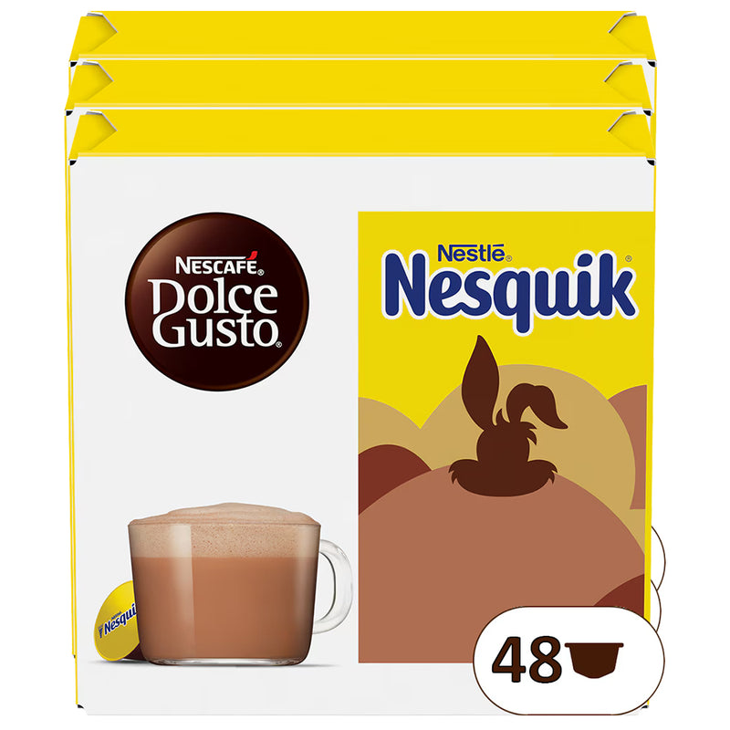 Load image into Gallery viewer, Nesquik® Hot Chocolate DOLCE GUSTO BUNDLE - 48CAPS. Unique Nesquik® flavour
