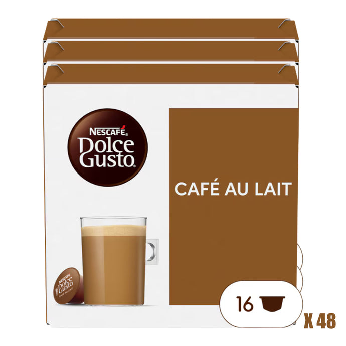 Café au Lait DOLCE GUSTO BUNDLE - 48CAPS. Balanced and round