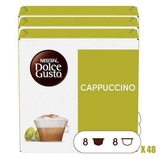 Cappuccino DOLCE GUSTO BUNDLE - 48CAPS. Beautiful creamso
