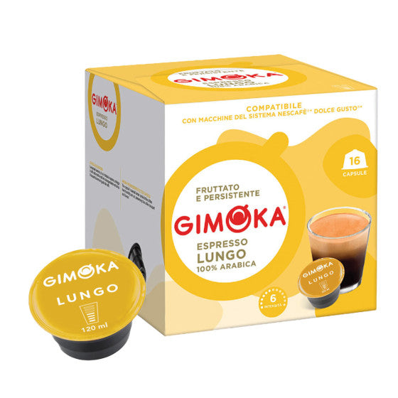 Load image into Gallery viewer, GIMOKA DOLCE GUSTO 16CAPS. LUNGO 100% ARABICA

