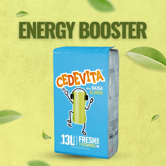 Cedevita Instant 9 Vitamins Drank in Granulaat 1 kg (voor 13 Liter Drank) Vlierbes en Citroen 
