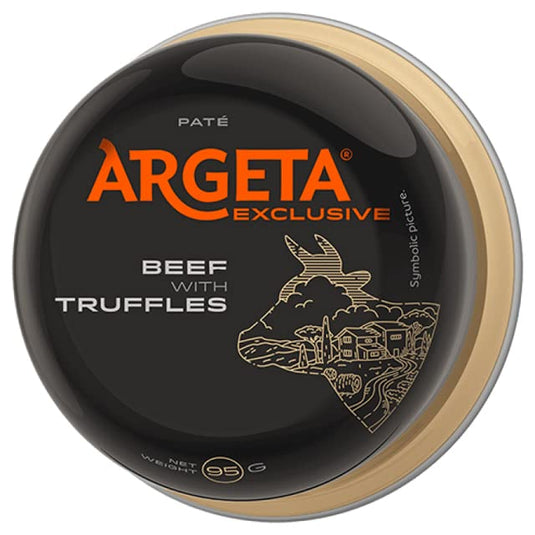 ARGETA Premium Exquisite Beef Pate - 14 cans of Excellent and Delicious Pate - No preservatives and gluten