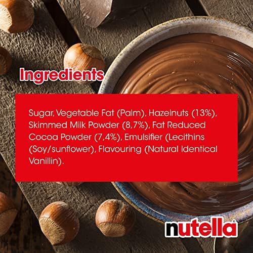 Nutella Nutella 15 g Cardboard Tray Nutella Pack of 120