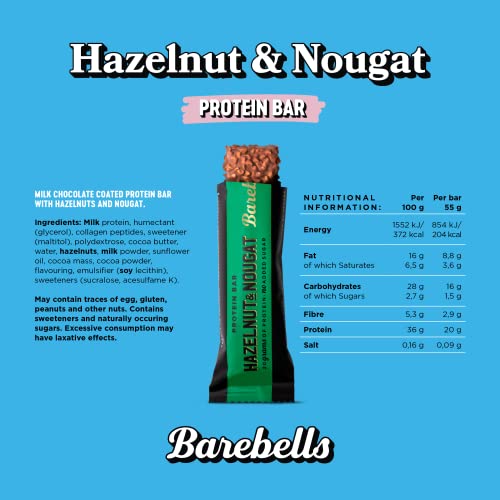 Barebells Eiwitreep, 12 x 55 g 