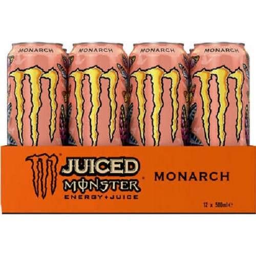 Load image into Gallery viewer, Monster Energy Monarch mit Saft, 12 x 500 ml, Monarch
