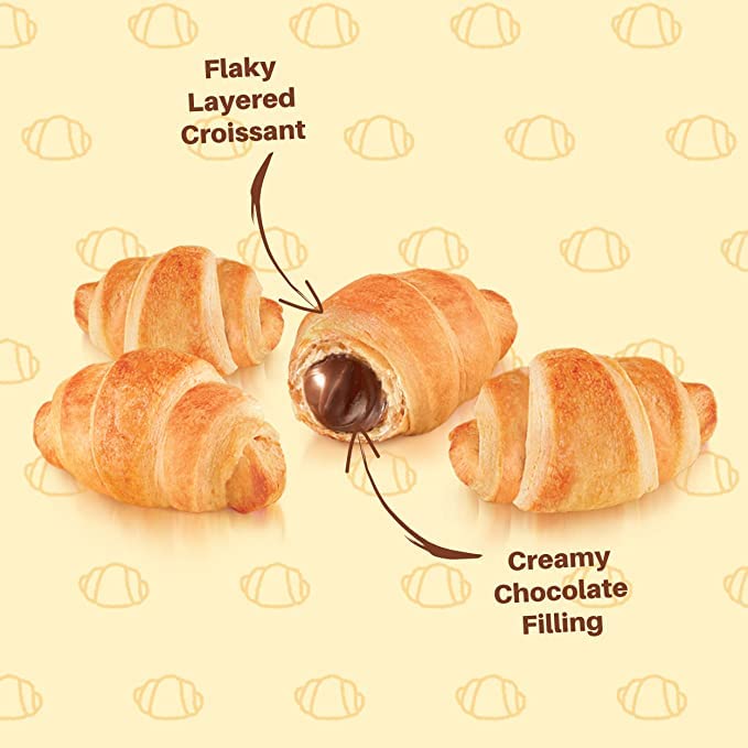 Load image into Gallery viewer, 7 Days Mini Croissants with Cocoa Cream Filling 185 g
