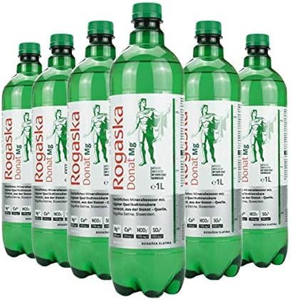 Rogaska Donat Mg Mineral Water with Deposit 1 Litre Bottle Pack of 6