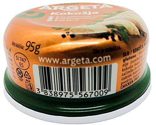 Load image into Gallery viewer, Patè Argeta No Preservatives in Glass (Pate Picant 14 Tubs 95 g, 95 g) - Natural Aroma
