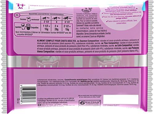 Load image into Gallery viewer, Whiskas 1 + Cat food - Poultry selection in jelly - High quality moist food for adult cats - 84 portion sachets of 100g
