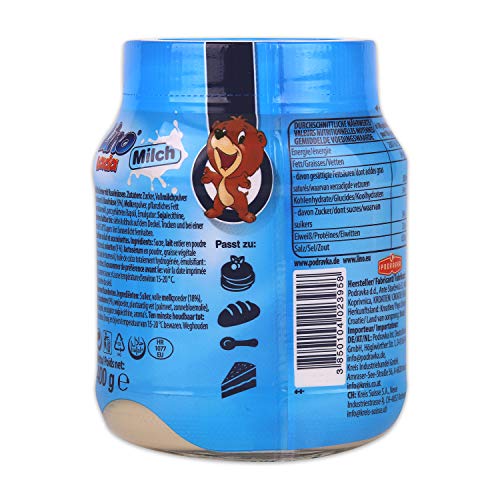 Load image into Gallery viewer, Podravka Lino Lada Milk Hazelnut Cream, Fine Hazelnut and Milk Spread (1 x 400 g)
