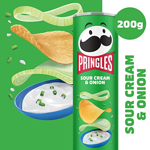 Pringles Sour Cream & Onion | Sourcream Chips | Pack of 19 (19 x 165 g)