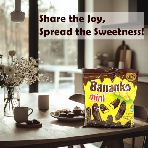 Load image into Gallery viewer, Kraš Bananko 120g - Irresistibly Delicious Mini Chocolate Covered Foam Bananas - Treat Yourself to Every Bite of Sweet Bliss! Pack of 10
