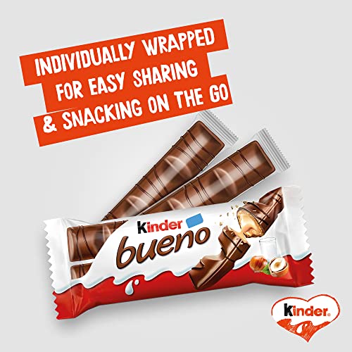 Load image into Gallery viewer, Ferrero Kinder Bueno Kinder Bueno Wafer Cookies - Pack of 30, 1360 g
