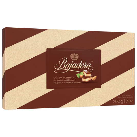 12 PCS - 300G Premium Bajadera Diamond Chocolates with Finest Nut & Almond Viennese Nougat – Kosher, Halal, and Vegan Certified Bajadera Chocolates – Multipack Sizes (300 G, 12 PCS)
