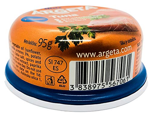 Load image into Gallery viewer, ARGETA Premium Exquisite Tuna Patè - 14 Boxes Excellent and Delicious Patè - Preservative and Gluten Free - 1330 g (95 g per Jar x 14) - Natural Aroma
