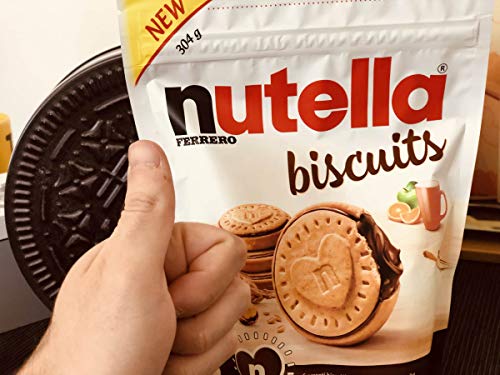 Load image into Gallery viewer, Nutella Biscuits 3 Packs of 304 g - A Delicious Crispy Biscuit with All the Creaminess and Unique Taste of Nutella Ferrero - Sold by Freedoney
