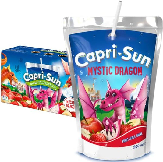 CAPRI - SUN Mystic Dragon 200ml Pouches - Mixed Fruit Juice (10 Pack)