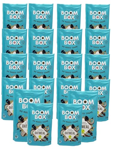 Verpakking van 16 - BOOM BOX Havermout – gezonde ontbijtkeuze (Kokosnoot, chocolade - 60g) 