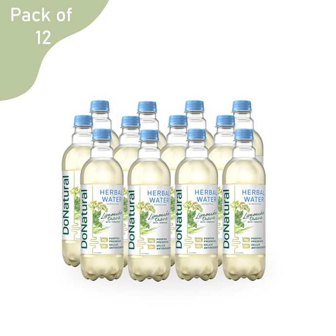 DONATURAL META Mineral Water Mg+Zn – 12 x 0.5L Natural Functional Water for Daily Well-Being