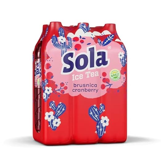 Load image into Gallery viewer, SOLA the real taste - Made with real ingredients and with pressed flavor (cranberry, 1.5 L)
