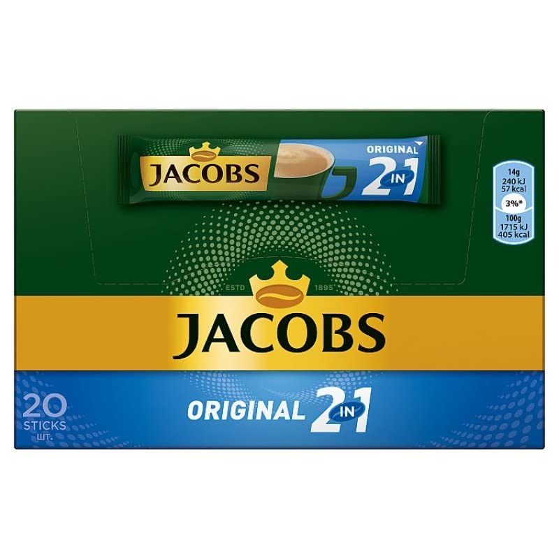 Load image into Gallery viewer, Coffee Drink Jacobs 2 in 1, 20 x 14 g
