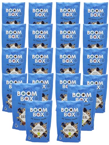 Load image into Gallery viewer, 16 Pack BOOM BOX Oatmeal – healthy breakfast selection (Hazelnut, Chocolate -60g)
