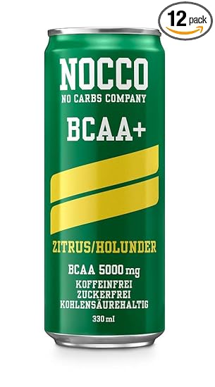 NOCCO BCAA Drink met Deposit - Appelsmaak - Fitnessdrank met Aloë Vera - Suikervrij & Cafeïnevrij - Geen koolhydraten Bedrijf 