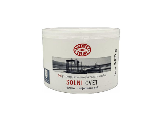 Solni - Zoutbloem 125g (Beschermde Oorsprongsbenaming) - Puur Biologisch en Ongeraffineerd Zeezout - Goed voor Koken en Tafelzout (35 oz) (12) 