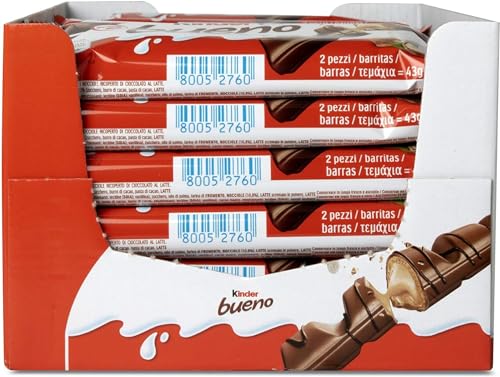 Ferrero Children's Bueno 30 x 51 g Exquisite Chocolate Pleasure in Bulk Pack