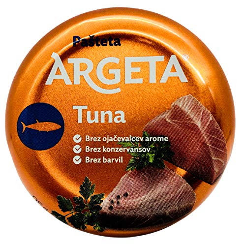 Load image into Gallery viewer, ARGETA Premium Exquisite Tuna Patè - 14 Boxes Excellent and Delicious Patè - Preservative and Gluten Free - 1330 g (95 g per Jar x 14) - Natural Aroma
