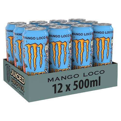 Monster Energy Drink Mango Loco, 12 x 500 ml 