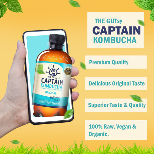 勇敢船长康普茶原味装 12 x 400 毫升