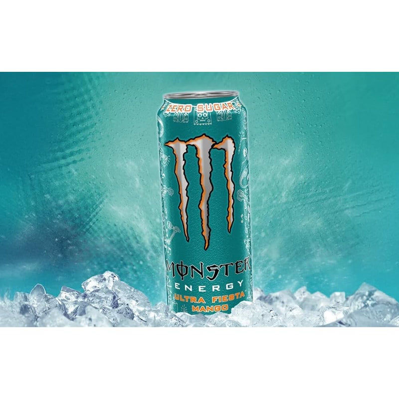 Load image into Gallery viewer, Monster Energy Zero Sugar Ultra Fiesta Mango Drink 12 × 500 ml
