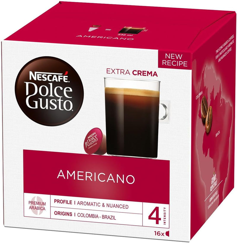 Load image into Gallery viewer, Americano  DOLCE GUSTO 16 CAPS. Sweet aromatic and Nuanced
