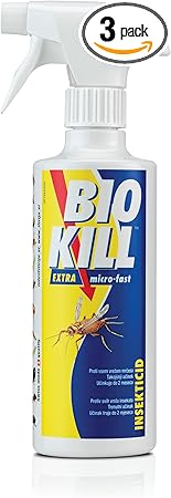 BIOKILL EXTRA MICRO-FAST 500 ml (3 PACK) – Powerful insect control spray with long-lasting microencapsulated formula