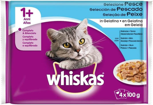 Mars ESPAÑA Bags for Cats from 1 Year Old, Fish Selection [Pack of 13]